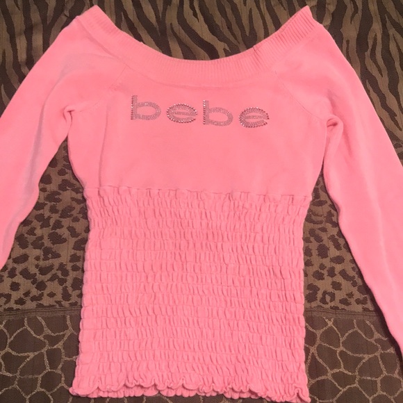 bebe Sweaters - bebe Pink Sweater